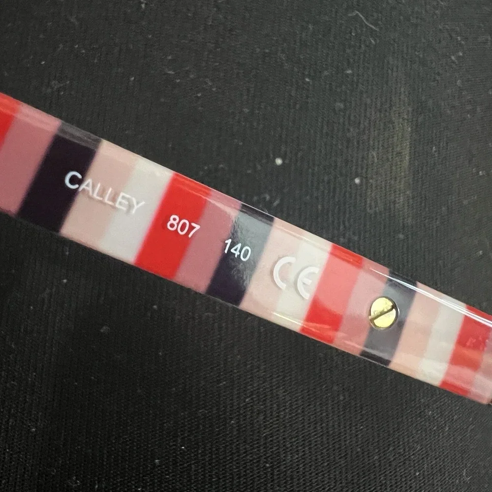 KATE SPADE Frames W Case NEW YORK CALLEY 807 BLACK RED PINK  So Happy To See You - Picture 9 of 16